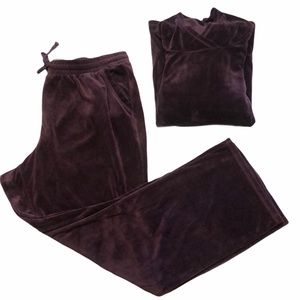 DressBarn purple Valore tracksuit hoodie & pants size 1X